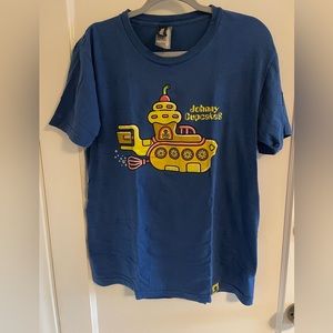 Johnny Cupcakes The Beatles Yellow Submarine Blue T-Shirt Size Men’s Large